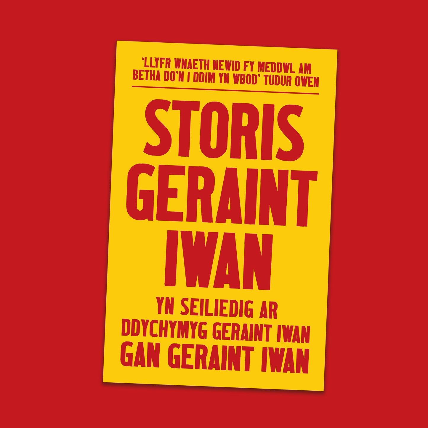 Adolygiad Storis Geraint Iwan